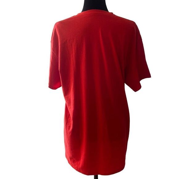 Handcrafted Georgia Vs. All Y’all Glitter Vinyl Short Sleeve T-Shirt Size Large - Picture 4 of 11